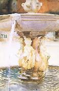 John Singer Sargent Spanish Fountain (mk18) oil on canvas